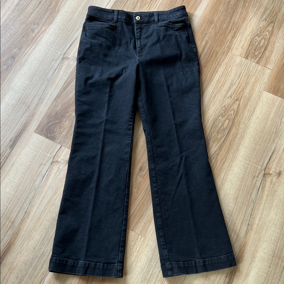 Talbots Black Flare Jeans size 12 - Picture 2 of 6